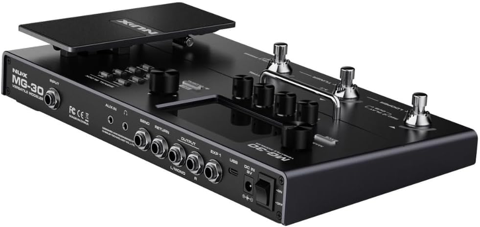 Amazon.com: NUX MG30 Guitar Multi-Effects Pedal Guitar/Bass